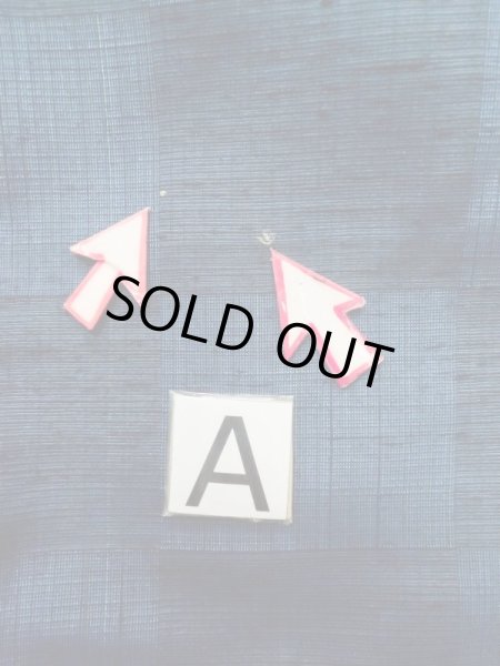 Photo14: L1019I Used Japanese women Dark Blue TSUMUGI pongee / Silk.  Checkerd pattern  (Grade B) (14)