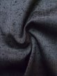 Photo11: Mint L1019L Used Japanese women  Gray TSUMUGI pongee / Silk. Abstract pattern   (Grade A) (11)