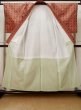 Photo2: L1019N Used Japanese womenPale Dark Pink TSUMUGI pongee / Silk. Circle   (Grade D) (2)