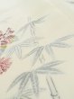 Photo9: L1019T Used Japanese women  Off White ORI woven / Silk. Chrysanthemum,   (Grade C) (9)