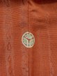 Photo3: L1019W Used Japanese women Pale Coral IROMUJI plain colored / Silk.    (Grade B) (3)