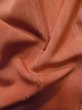 Photo13: L1019W Used Japanese women Pale Coral IROMUJI plain colored / Silk.    (Grade B) (13)