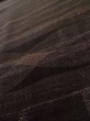 Photo10: L1019X Used Japanese women Dark Brown ORI woven / Silk. Line,   (Grade B) (10)