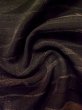 Photo12: L1019X Used Japanese women Dark Brown ORI woven / Silk. Line,   (Grade B) (12)