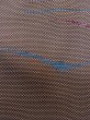 Photo7: L1019Y Used Japanese women  Purple ORI woven / Silk. Abstract pattern   (Grade C) (7)