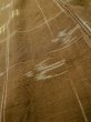 Photo10: Mint L1020C Used Japanese women  Brown TSUMUGI pongee / Wool. Abstract pattern,   (Grade A) (10)