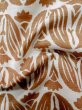Photo9: Mint L1026D Used Japanese womenPale Light Gray HAORI short jacket / Silk. Abstract pattern   (Grade A) (9)