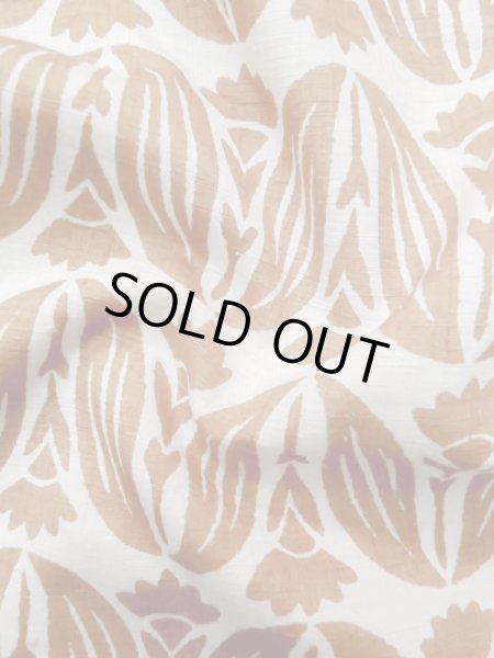 Photo10: Mint L1026D Used Japanese womenPale Light Gray HAORI short jacket / Silk. Abstract pattern   (Grade A) (10)