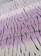 Photo8: Mint L1026K Used Japanese womenPale Light Wisteria HAORI short jacket / Silk. Abstract pattern   (Grade A) (8)