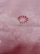 Photo5: L1026M Used Japanese women Pale Pink HAORI short jacket / Silk. Chrysanthemum,   (Grade C) (5)