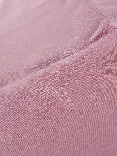 Photo10: L1026M Used Japanese women Pale Pink HAORI short jacket / Silk. Chrysanthemum,   (Grade C) (10)