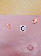 Photo16: L1026M Used Japanese women Pale Pink HAORI short jacket / Silk. Chrysanthemum,   (Grade C) (16)