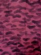 Photo3: L1026U Used Japanese womenPale Dark Pink HAORI short jacket / Silk. Abstract pattern   (Grade B) (3)