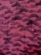 Photo4: L1026U Used Japanese womenPale Dark Pink HAORI short jacket / Silk. Abstract pattern   (Grade B) (4)