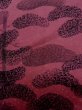 Photo6: L1026U Used Japanese womenPale Dark Pink HAORI short jacket / Silk. Abstract pattern   (Grade B) (6)