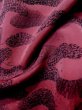 Photo11: L1026U Used Japanese womenPale Dark Pink HAORI short jacket / Silk. Abstract pattern   (Grade B) (11)