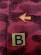 Photo15: L1026U Used Japanese womenPale Dark Pink HAORI short jacket / Silk. Abstract pattern   (Grade B) (15)