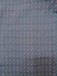 Photo3: Mint L1104C Used Japanese womenPale Grayish Light Blue HAORI short jacket / Silk. Abstract pattern   (Grade A+) (3)