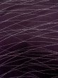 Photo5: L1104K Used Japanese women Dark Purple HAORI short jacket / Silk. Grass   (Grade B) (5)