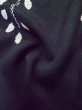Photo11: L1104Q Used Japanese women  Black HAORI short jacket / Silk. Abstract pattern   (Grade B) (11)