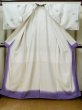 Photo2: Mint L1116G Used Japanese women  White KOMON dyed / Silk. Dot,   (Grade A) (2)