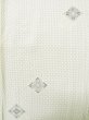 Photo4: Mint L1116G Used Japanese women  White KOMON dyed / Silk. Dot,   (Grade A) (4)
