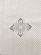 Photo6: Mint L1116G Used Japanese women  White KOMON dyed / Silk. Dot,   (Grade A) (6)