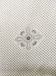 Photo7: Mint L1116G Used Japanese women  White KOMON dyed / Silk. Dot,   (Grade A) (7)