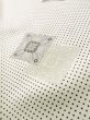 Photo8: Mint L1116G Used Japanese women  White KOMON dyed / Silk. Dot,   (Grade A) (8)