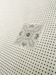 Photo10: Mint L1116G Used Japanese women  White KOMON dyed / Silk. Dot,   (Grade A) (10)