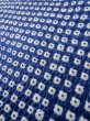 Photo8: Mint L1116M Used Japanese women  Blue KOMON dyed / Silk. Dapple pattern   (Grade A) (8)