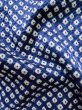 Photo9: Mint L1116M Used Japanese women  Blue KOMON dyed / Silk. Dapple pattern   (Grade A) (9)