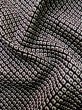 Photo9: Mint L1116U Used Japanese women  Black KOMON dyed / Silk. Dapple pattern   (Grade A) (9)