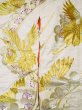 Photo5: L1124A Used Japanese women  Off White UCHIKAKE Wedding / Silk. Peony,   (Grade D) (5)