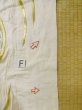 Photo26: L1124A Used Japanese women  Off White UCHIKAKE Wedding / Silk. Peony,   (Grade D) (26)