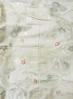 Photo23: L1124B Used Japanese women  Off White UCHIKAKE Wedding / Silk. Chrysanthemum,   (Grade D) (23)