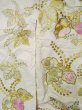 Photo5: L1124C Used Japanese women  Off White UCHIKAKE Wedding / Silk. Peony,   (Grade B) (5)