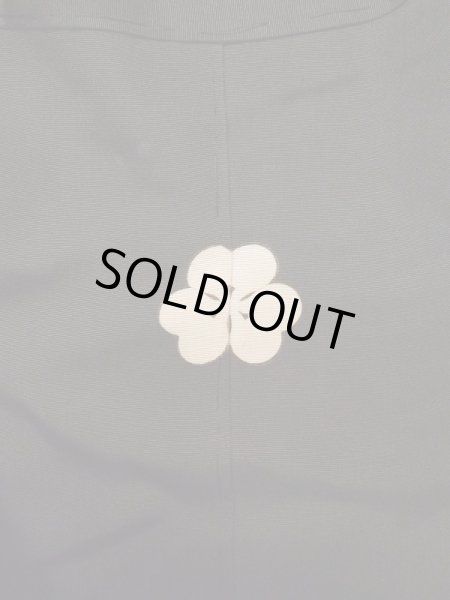 Photo4: L1124E Used Japanese women  Black UCHIKAKE Wedding / Silk. Phoenix,   (Grade D) (4)