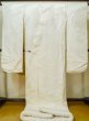 Photo3: L1124H Used Japanese women  White UCHIKAKE Wedding / Silk. Peony, For wedding  (Grade C) (3)