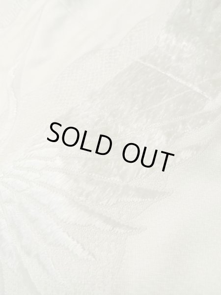 Photo10: L1124I Used Japanese women  White UCHIKAKE Wedding / Silk. TACHIBANA orange, For wedding  (Grade C) (10)