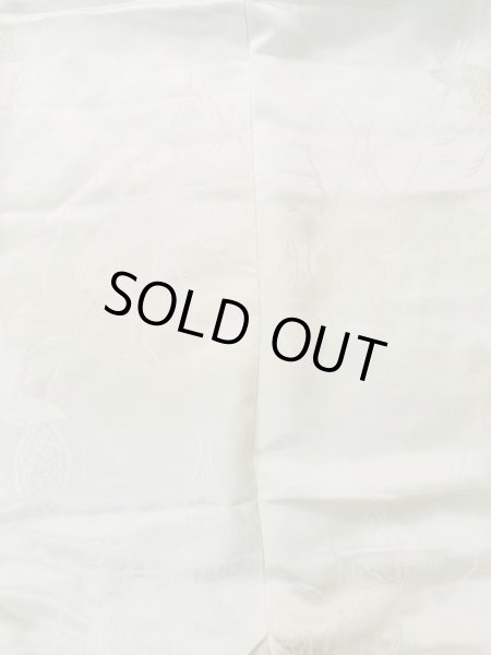 Photo6: L1124J Used Japanese women  White UCHIKAKE Wedding / Silk.    (Grade C) (6)