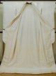 Photo4: L1124K Used Japanese women  White UCHIKAKE Wedding / Silk.  For wedding  (Grade C) (4)