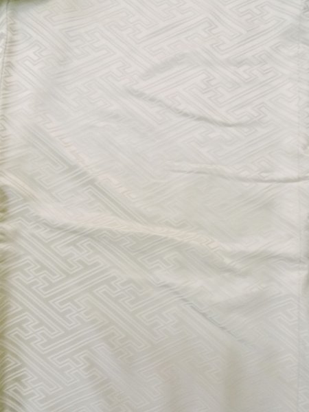 Photo5: L1124L Used Japanese women  White UCHIKAKE Wedding / Silk.  For wedding  (Grade C) (5)