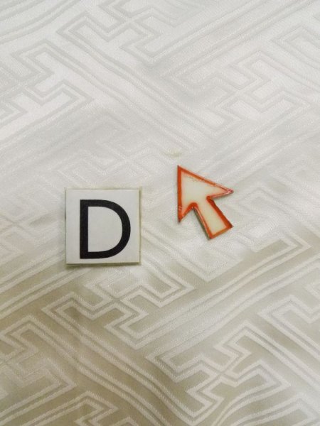 Photo17: L1124L Used Japanese women  White UCHIKAKE Wedding / Silk.  For wedding  (Grade C) (17)