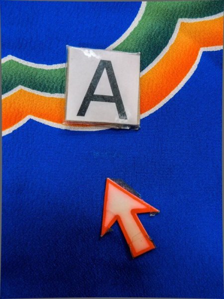 Photo21: L1124O Used Japanese women  Blue KAKESHITA under Uchikake / Synthetic. Peony,   (Grade B) (21)