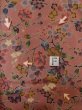 Photo19: L1202D Used Japanese women Pale Pink KOMON dyed / Silk. UME plum bloom,   (Grade C) (19)