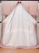 Photo2: L1213P Used Japanese women Pale Pink IROMUJI plain colored / Silk.  Base woven pattern: kimono fabric roll  (Grade C) (2)
