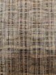 Photo5: L1214A Used Japanese women Pale Gray TSUMUGI pongee / Silk.    (Grade C) (5)