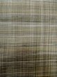 Photo7: L1214B Used Japanese women Pale Gray TSUMUGI pongee / Silk. Plaid Checks   (Grade C) (7)