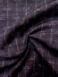 Photo9: Mint L1220B Used Japanese women  Wisteria HITOE unlined / Silk. Stripes,   (Grade A) (9)